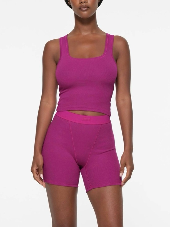 SKIMS Tops - NWOT Skims Cotton Rib Tank Lollipop